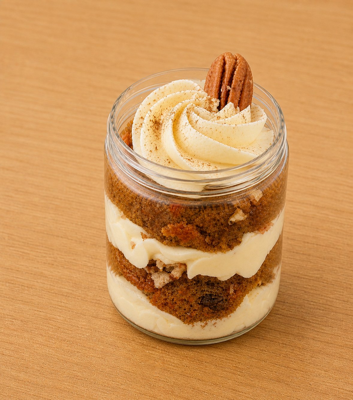 Gluten-free Carrot Cake Jar — Reynolds Roost Bakery, Anderson IN