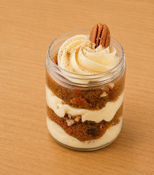 Gluten-free Carrot Cake Jar — Reynolds Roost Bakery, Anderson IN