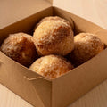 Gluten-free cinnamon-sugar donut bites — Reynolds Roost Bakery, Anderson IN