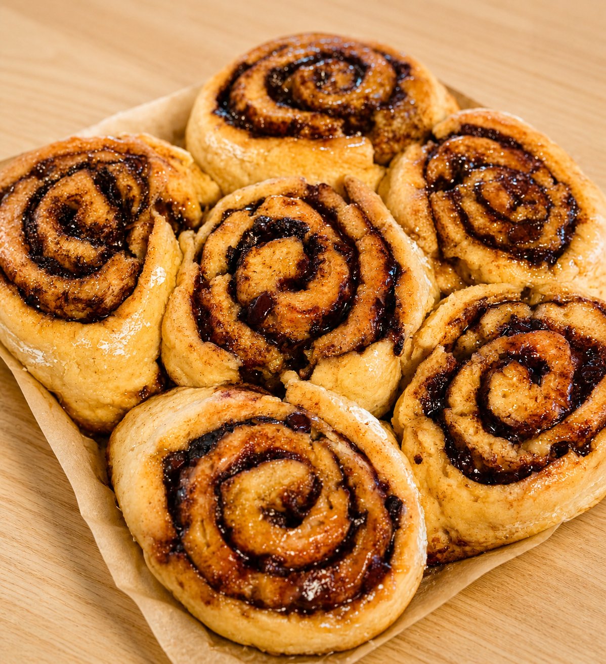 Gluten-free Classic Cinnamon Rolls (half dozen) — Reynolds Roost Bakery, Anderson IN