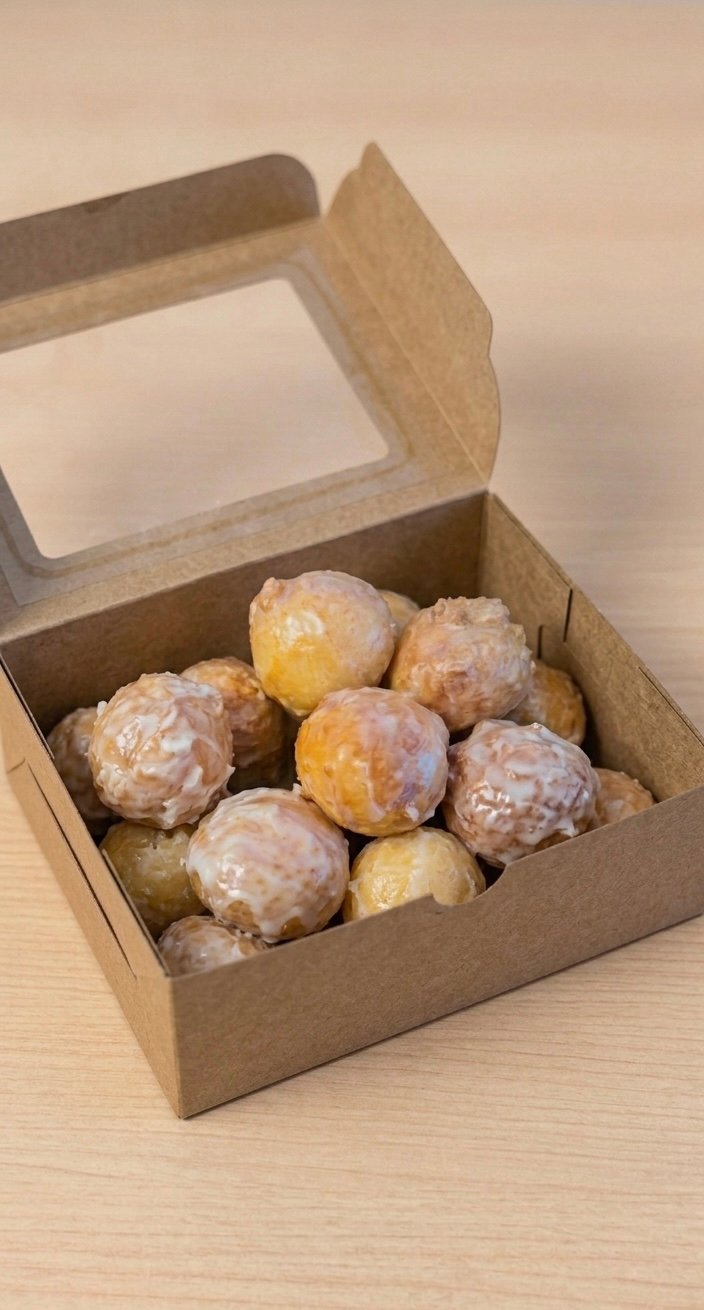 Gluten-free glazed donut bites — Reynolds Roost Bakery, Anderson IN