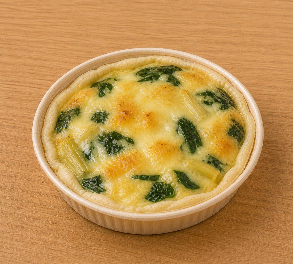 Gluten-free Mini Quiche — Spinach & Artichoke — Reynolds Roost Bakery, Anderson IN